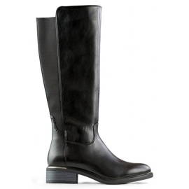 Botas de mujer con goma elástica, color negro FC20B