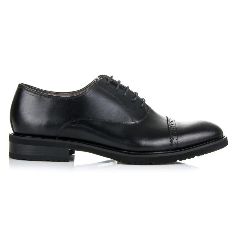 Sorrento oxfords de cuero negro