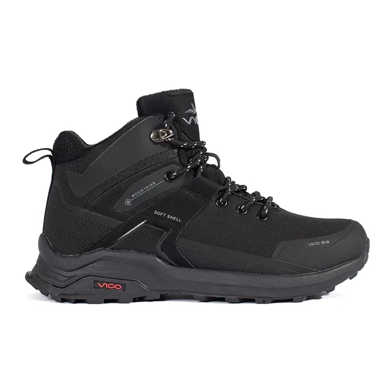 Vico Zapatos de trekking con aislamiento negro.