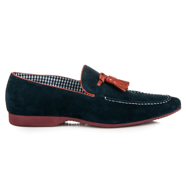 Sorrento Mocasines con borlas y borlas azul