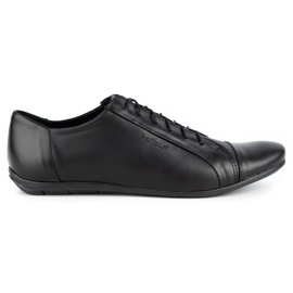 Polbut Zapatos de hombre elegantes para jeans C23 negro
