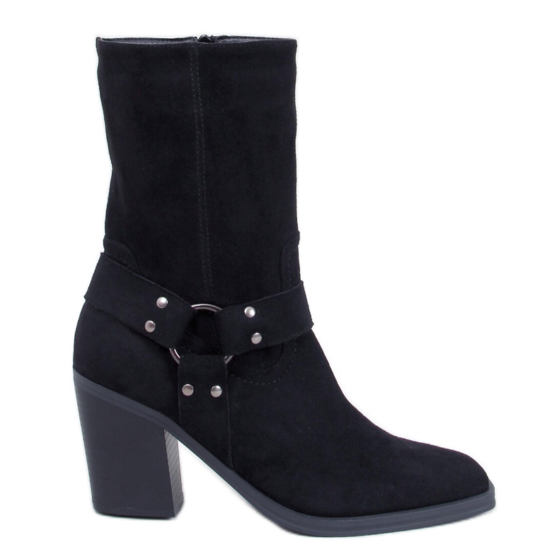 Botas cowboy Hardin de ante negro