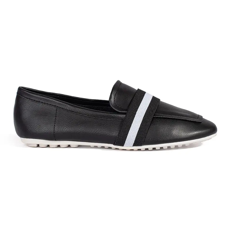 Bailarinas sin cordones elegantes negras negro