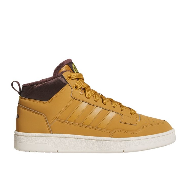 Zapatillas Adidas Rapid Court Mid Winterized JR0171 amarillo