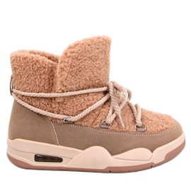 Botas de nieve con aislamiento Remal Khaki beige