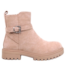 Botas Chelsea Ortiz en color beige