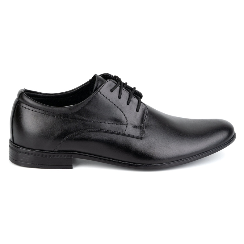 Olivier Zapatos formales de piel para hombre 292lu negro