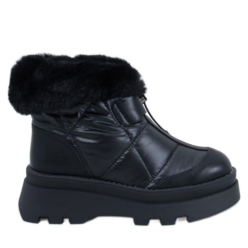 Botas de nieve Tavaris negras con pelo. negro Botas de nieve Tavaris negras con pelo. negro