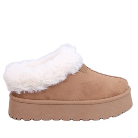 Yogi Botas de nieve cortas Camel con pelo marrón Yogi Botas de nieve cortas Camel con pelo marrón