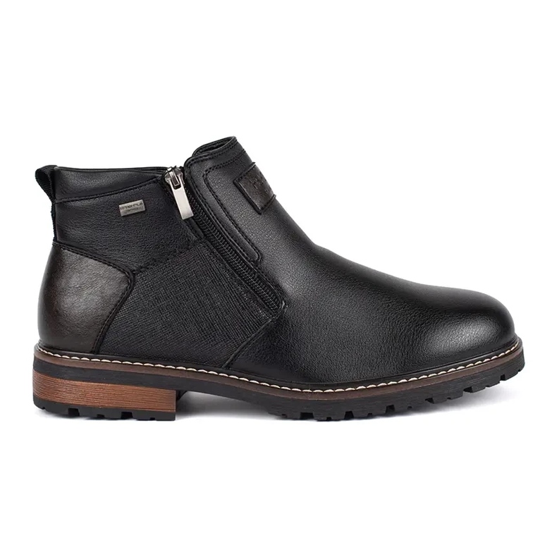 Botas Chelsea de hombre con aislamiento negro