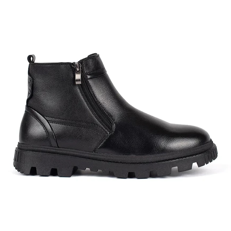 Botas aislantes negras para hombre. negro