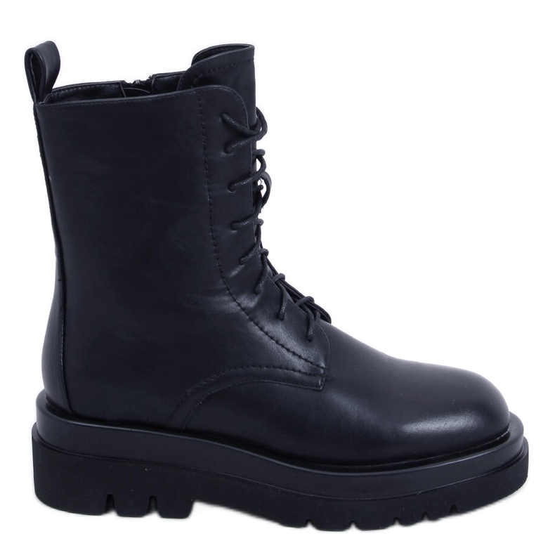 Botas de suela alta West Black negro