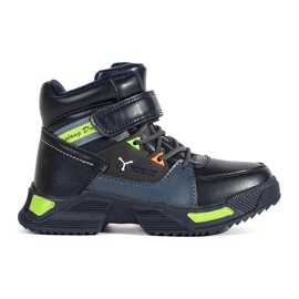 Botas altas y aislantes para niño. azul