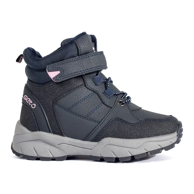 Botas de niña con aislamiento azul marino