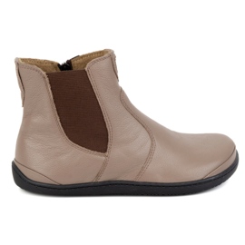 Olivier Botas Chelsea de mujer descalzas con cremallera, aislantes 1263, beige
