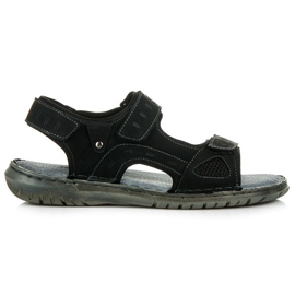 New Age Sandalias hombre cómodas negro