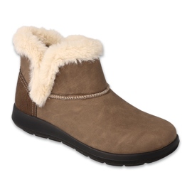 Botines de mujer Dr.ORTO Befado beige 156D910 decorados con pelo