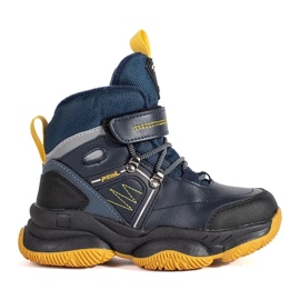 Botas altas y aislantes para niño. azul