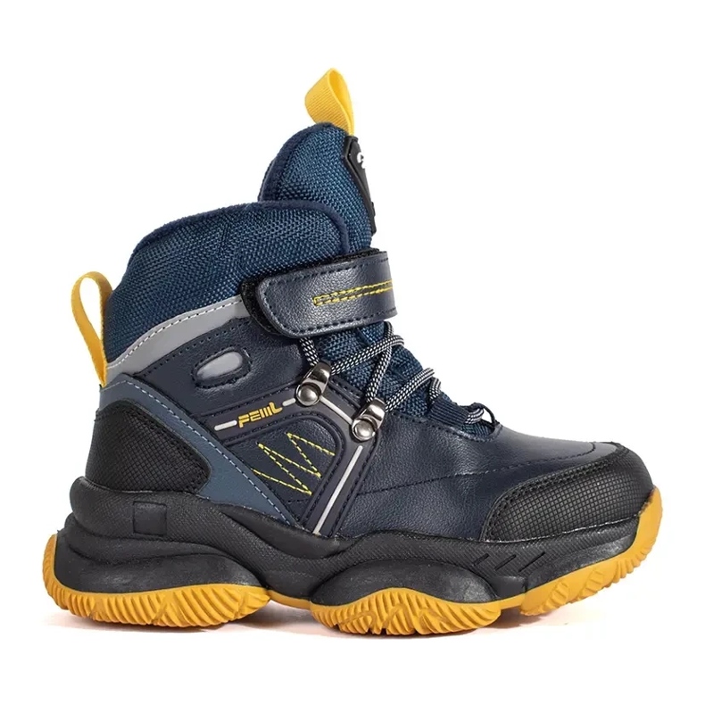 Botas altas y aislantes para niño. azul