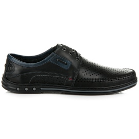 Lucca Zapatos calados para encuadernación. negro