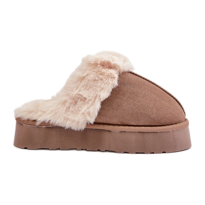 Botas de Nieve para Mujer con Suela Gruesa y Pelo, Beige Oscuro Doriola