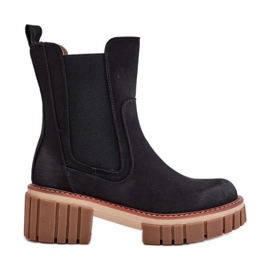 Botas Chelsea aislantes con cremallera, Negro Linneviae
