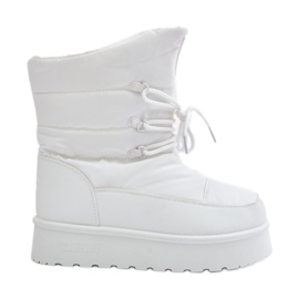 Botas de Nieve Plataforma Con Cremallera Big Star OO274886 Blanco