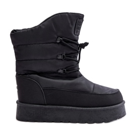 Botas de nieve con plataforma y cremallera Big Star OO274884 Negro