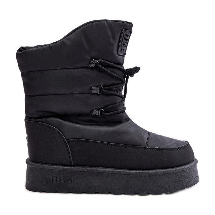 Botas de nieve con plataforma y cremallera Big Star OO274884 Negro