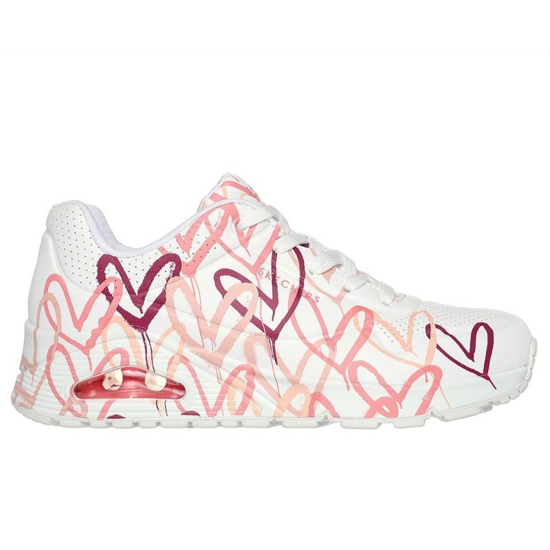 Zapatos Skechers Uno Spread The Love 155507-WCRL blanco