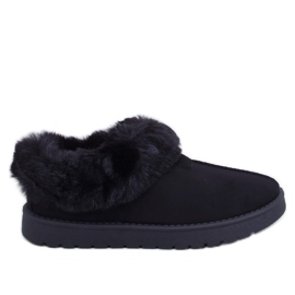 Pantalón corto emus adornado con pelo Fraley Black negro