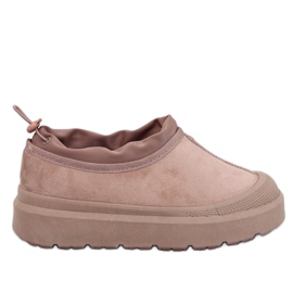 Botas de nieve cortas Jayden Khaki beige