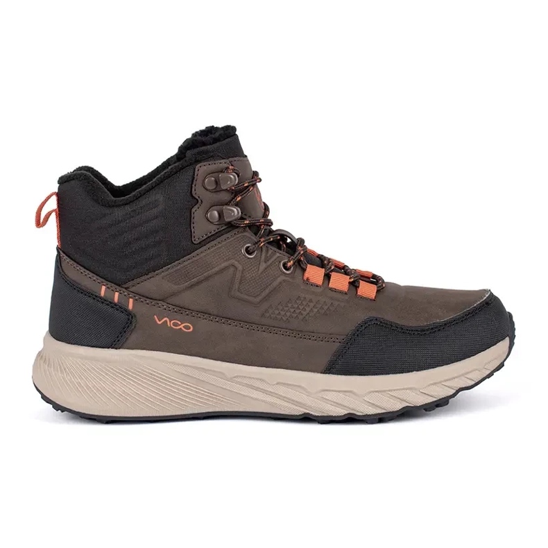 Vico Zapatos trekking hombre marrones con cordones marrón