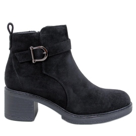 Duncans Botines tacón bajo negro