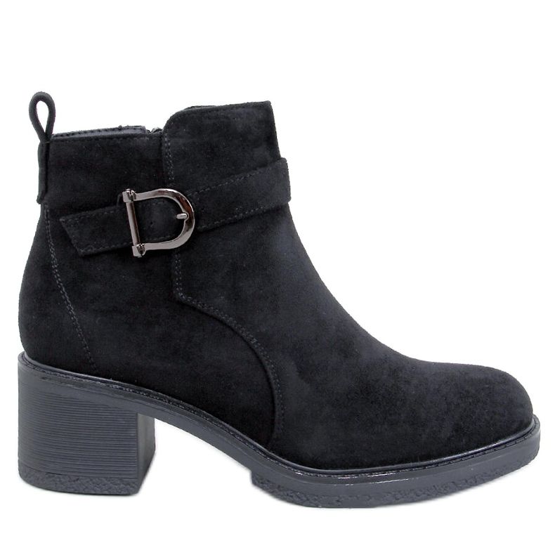 Duncans Botines tacón bajo negro Duncans Botines tacón bajo negro