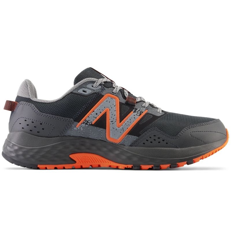 Zapatillas de running outdoor para hombre New Balance 410 zapatillas deportivas gris y naranja (MT410LO8)