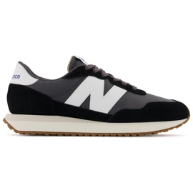 New Balance Zapatillas Hombre, Calzado Deportivo Lifestyle, Piel Ante, Negro (MS237GA)