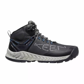 Zapatos KEEN Nxis Evo Mid Wp MAGNET/BRIGHT Cobalt KE-1026108 negro