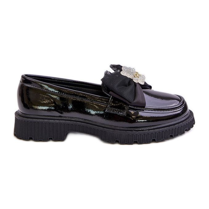 Vinceza Mocasines Niña Piel Eco Lacada Lazo Negro Avallesa Vinceza Mocasines Niña Piel Eco Lacada Lazo Negro Avallesa