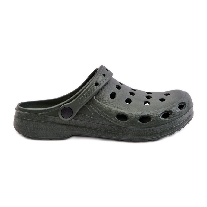 Sandalias Chanclas Hombre Para Jardín Piscina Verde Oscuro