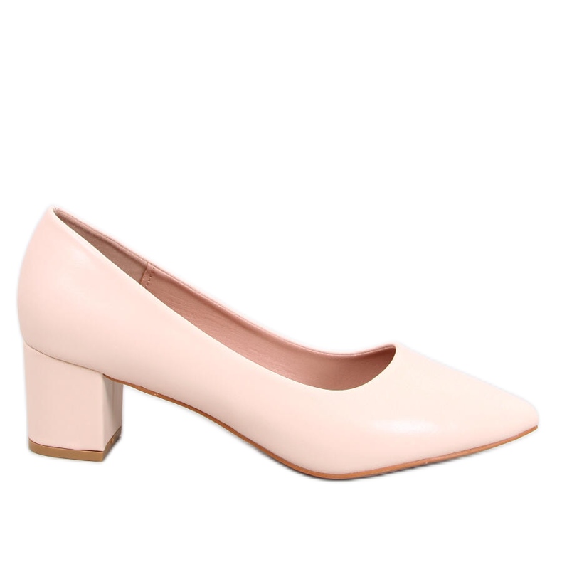 Zapatos de salón Crafts Apricot de tacón bajo beige