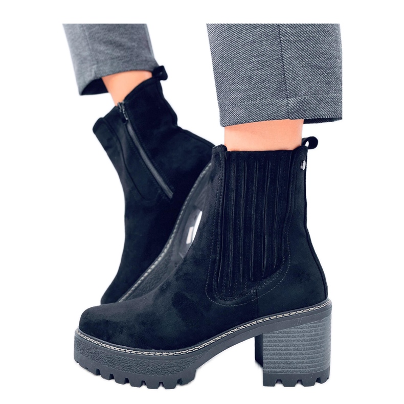 Botas Chelsea negras negro
