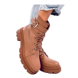 Botas militares marrón