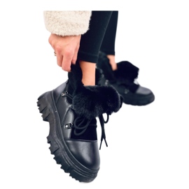 Botas de nieve de mujer negras negro
