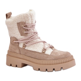 Botas Modelo A8902-8 Beige