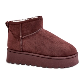 Botas de nieve Modelo 20216-4H Marrón Oscuro