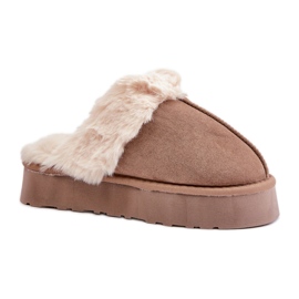 Pantuflas Modelo FA-181 Beige Oscuro
