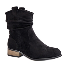 Botas Modelo 24BT02-3046 Negras negro