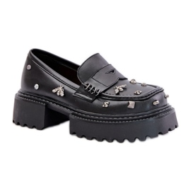 Zapatos Modelo Da MR880-102 Piel Negra negro