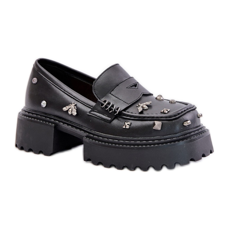Zapatos Modelo Da MR880-102 Piel Negra negro